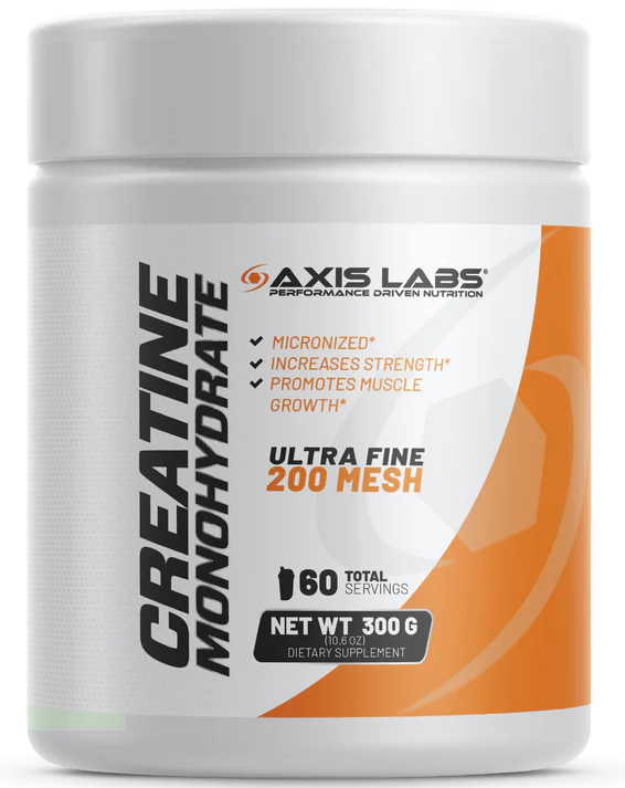 Axis Labs: Creatine Monohydrate Micronized 300 Grams