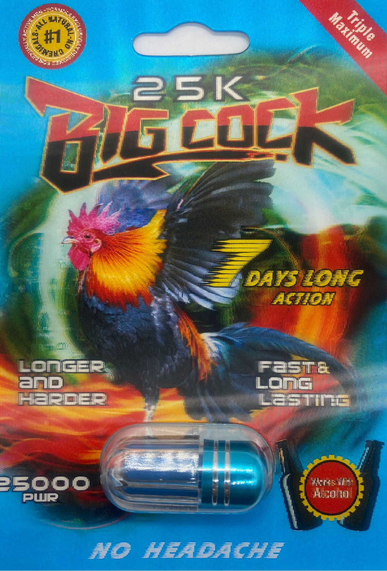 Big Cock: 25k Blue Male