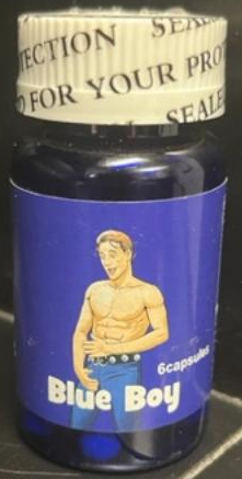 Blue Boy Male , 6 Capsule Bottle