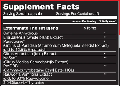 Killer Labz: Exterminator, 45 Servings