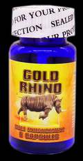 Rh1n0: Gold Rh1n0 Male  6 Count Bottle