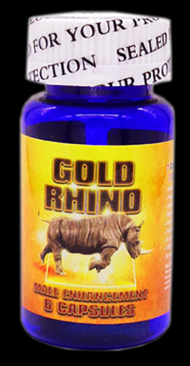 Rh1n0: Gold Rh1n0 Male  6 Count Bottle