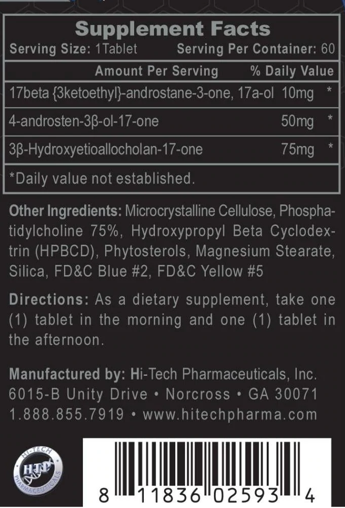 Hi-Tech: Halotestin, 60 Tablets