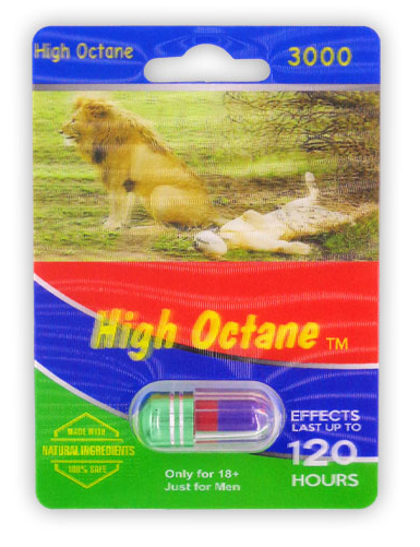 High Octane: 3000 Male Enhancement, 1 Capsule – Lockout Supplements