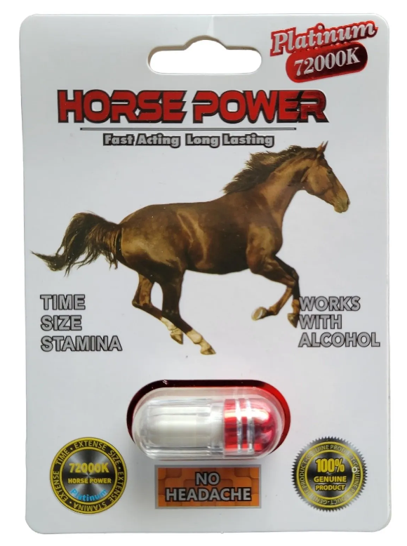 Horse Power Platinum 72000k Male Enhancement