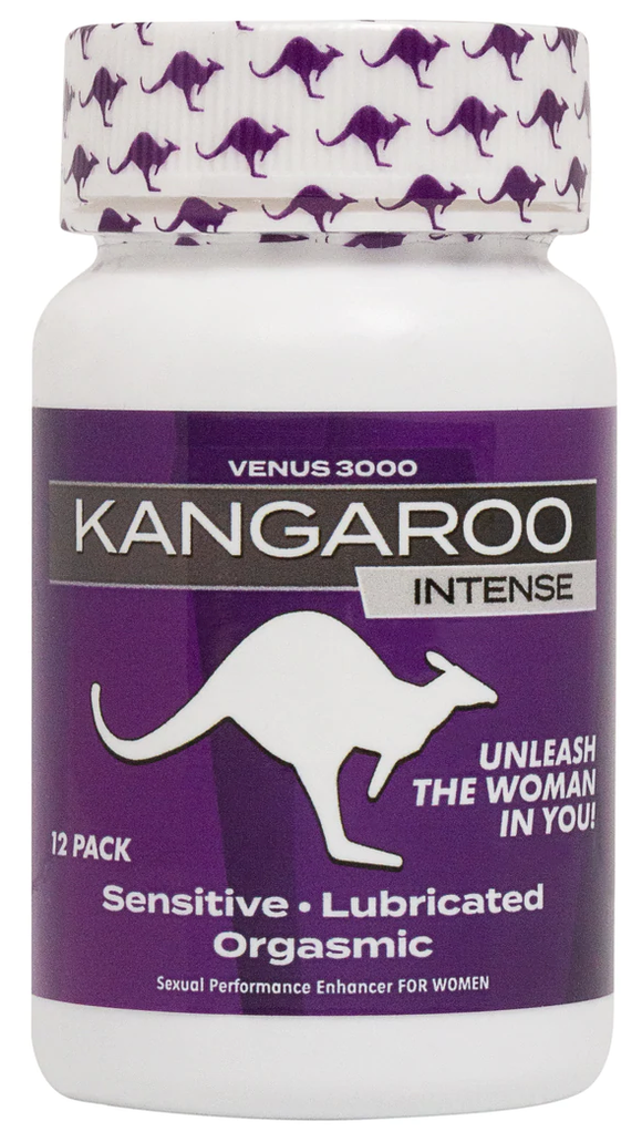 KANGAROO: INTENSE PURPLE WOMAN ENHANCEMENT, 12 COUNT BOTTLE