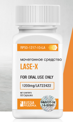 Russia Pharma: Lase-X 60 Capsules
