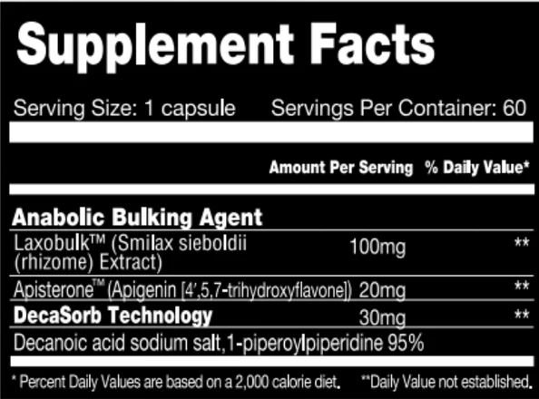 Killer Labz: Laxobulk, 60 Servings