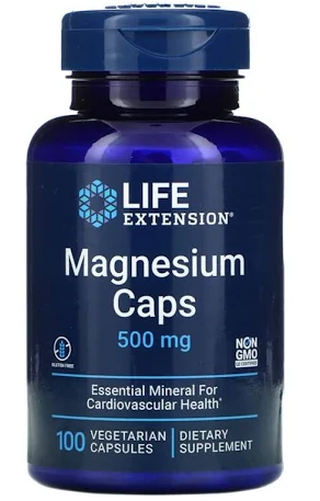 Life Extension: Magnesium 500mg, 100 Capsules