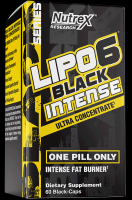 Nutrex: Lipo6 Black Intense Ultra Concentrate, 60 Capsules