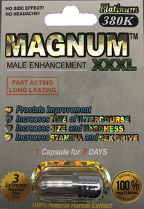 Magnum: Platinum 380k Male Enhancement XXXL
