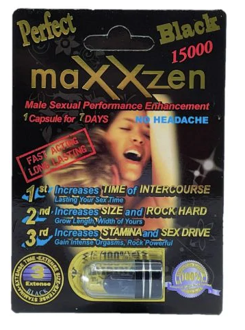 Maxxzen: Black 15000 Male Enhancement