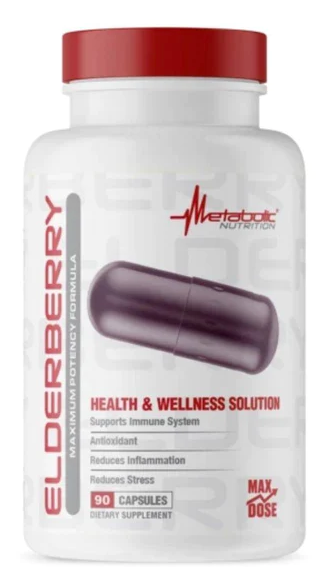 Metabolic Nutrition: Elderberry, 90 Capsules