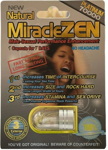 MiracleZen: Natural Platinum 70000 Male Enhancement