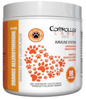 CONTROLLED LABS: ORANGE ALLERGY IMMUNE FOR DOGS, SMOKED BEEF LIVER, 90 SOFT CHEWS