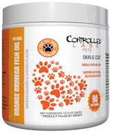Controlled Labs: Orange Oximega Fish Oil for Dogs, Smoked Salmon & Chicken, 90 Soft Chews