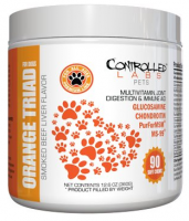 CONTROLLED LABS: ORANGE TRIAD FOR DOGS, SMOKED BEEF LIVER FLAVOR, 90 SOFT CHEWS