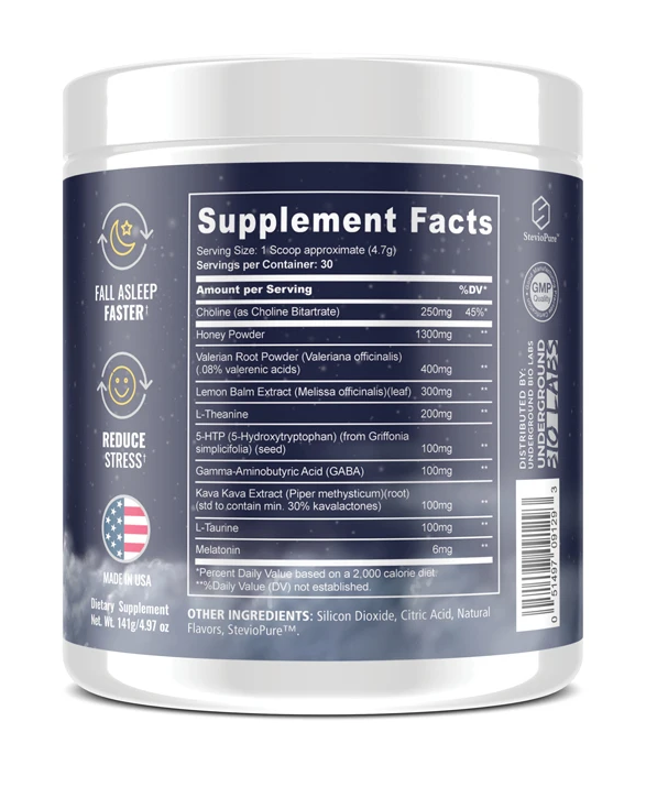 Underground Bio: Panda Supps, Sleepy, Honey Lemon Tea