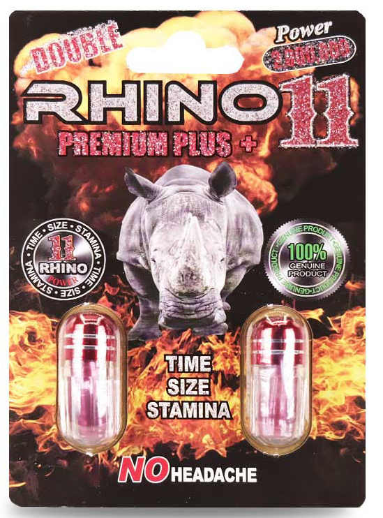 RHINO: RHINO 11 2,000,000 MALE ENHANCEMENT DOUBLE PACK
