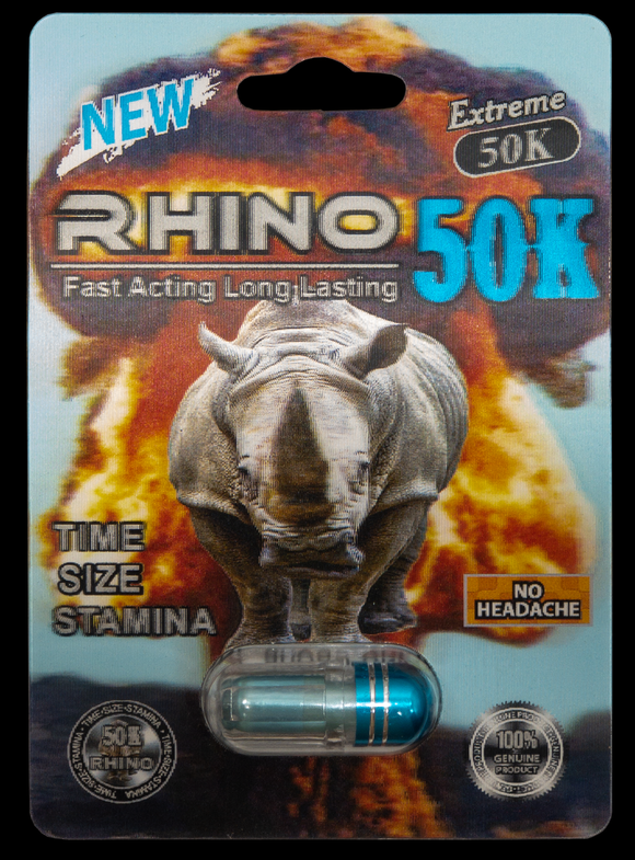 Rhino: Extreme 50k Male Enhancement