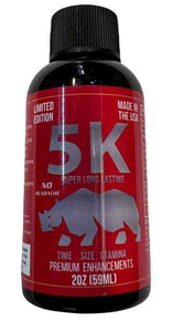 Rhino: 5k Super Long Lasting (Red) Liquid Shot