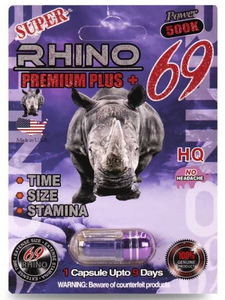 Rhino: Rhino69 Super Premium Plus 1,000,000 Male Enhancement