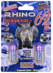 Rhino: Rhino 69 Premium Power 2,000,000, Double Capsule