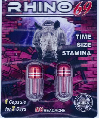Rhino 69 500k Double Capsule Male Enhancement