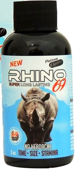 Rhino: 69 Platinum 69,000 Blue Liquid Shot