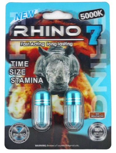 Rhino: 7 5000k Double Capsule Male Enhancement