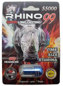 Rhino 99 55000 Super Long Lasting Male Inhancement