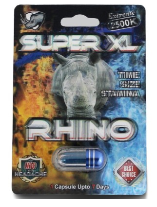 Rhino: Super XL Extreme 2500k Male Enhancement