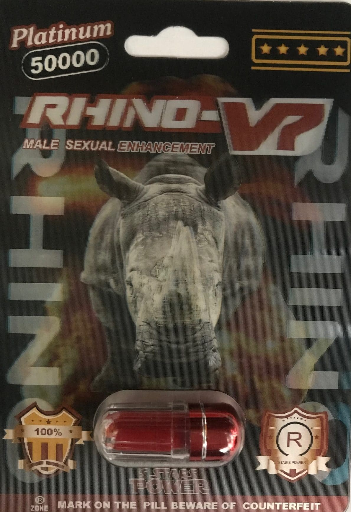 Rh1n0: V7 Platinum 50000 Male