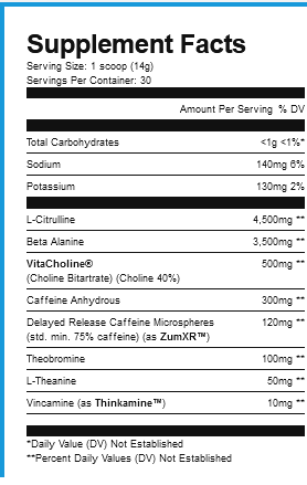 Ryse: Loaded Pre, 30 Servings