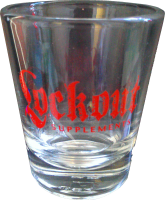 Lockout: Shot Glass w/ Red Lockout Logo