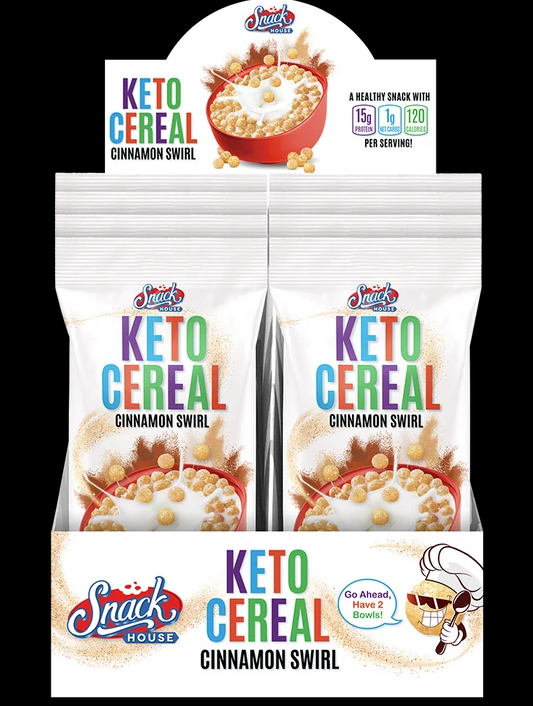 Snack House: Keto Cereal Cinnamon Swirl, 8 Pouches