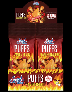 Snack House: Puffs, Flaming Red Hot, 8 Pouches