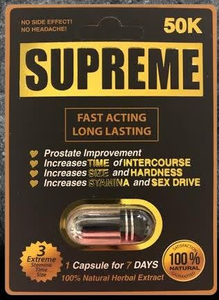 Supreme Black 50k Male Enhancement