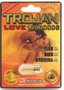 Trojan: Love 1000000S Gold Package Male Enhacement