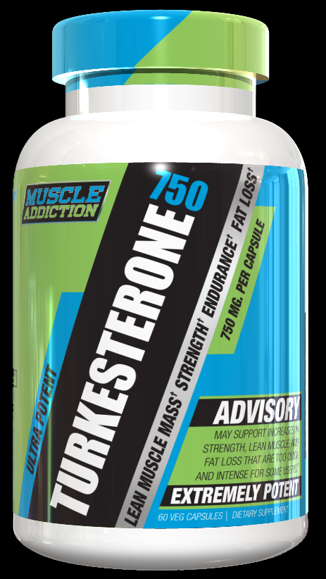 Muscle Addiction: Turkesterone 750, 60 Capsules
