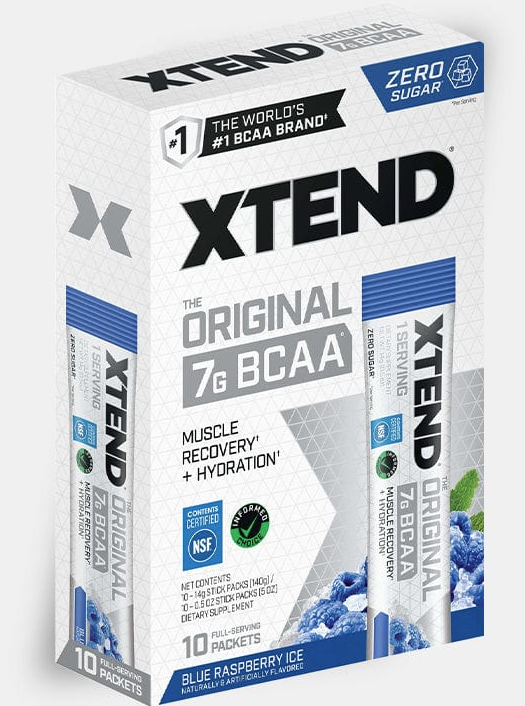 Scivation: Xtend 10 Serving Packets, Blue Raspberry Ice